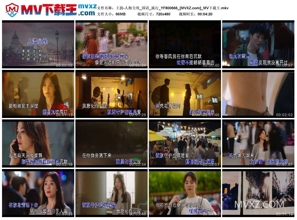 王韵-人海尘埃_国语_流行_YF800666